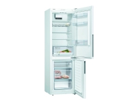 Bosch Serie | 4 KGV362WEAS - Køleskab/fryser - bund-fryser - bredde: 60 cm - dybde: 65 cm - højde: 186 cm - 308 liter - Klasse E - hvid