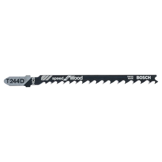 Bosch Stiksavklinge T 244 D Træ/grov 25 Stk - 2608633626