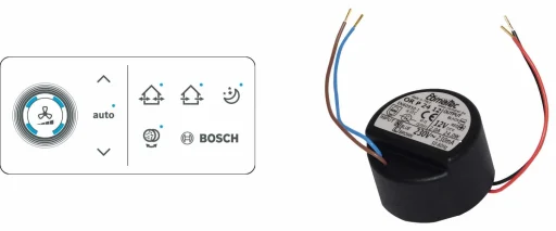Bosch Styrepanel Vent 2000 D - til indbygning i væg