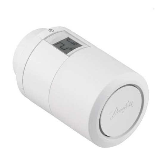 Danfoss Eco 2 Bluetooth radiatortermostat - excl. batterier - inkl. adaptere