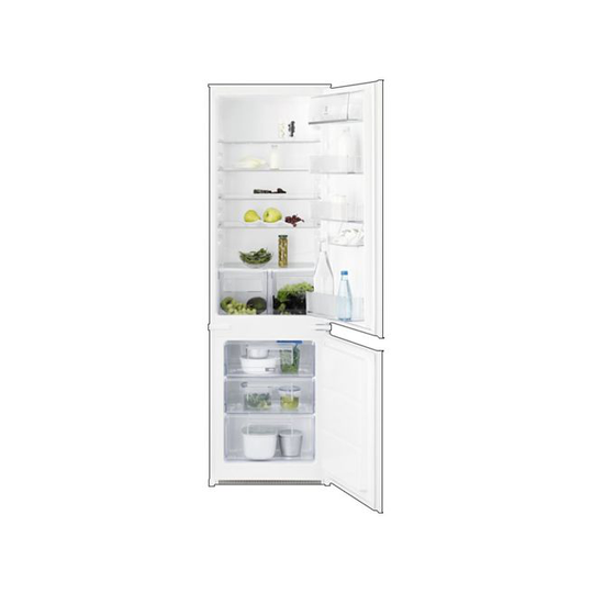 Electrolux LNT3LF18S - Integrerbart kølefryseskab