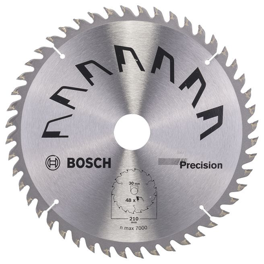 Bosch Rundsavsklinge Precision 210x2x30mm T48 - 2609256873