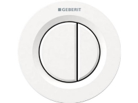 Omega Remote 01 dob mur hvid, Passer kun til Omega cisterner