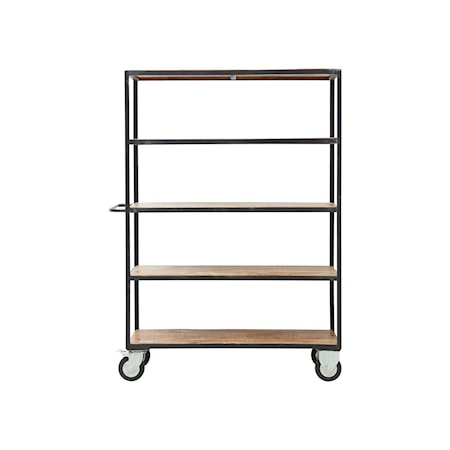 Hyldesystem 4 hjul H175 cm
