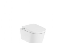 Roca in-wash/in-tank - væghængt toilet, hvid, 230v
