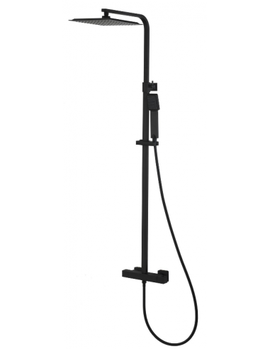 ANGO brusesæt m/termostat H110 - 173 cm - Mat sort