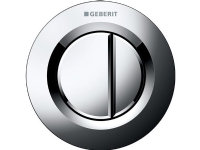 Geberit betj. Omega01 2skyl Kr - fjernudløsning pneumatisk - Krom - Mur