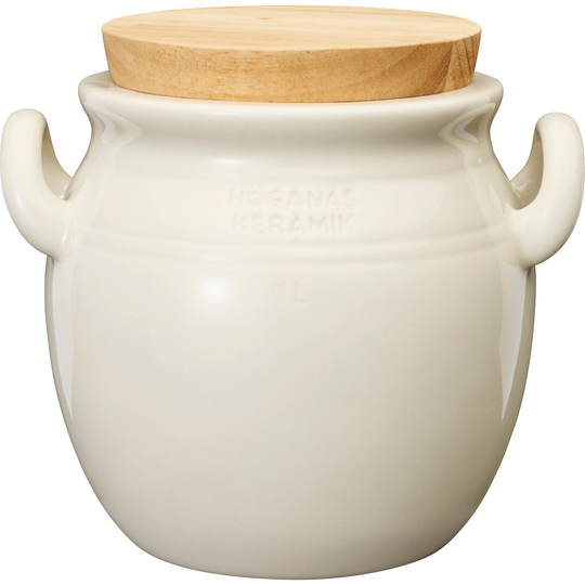 Rörstrand Krus, 1 liter, stentøj, sand