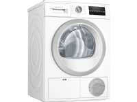 Bosch Serie 6 WTG86401PL, Fritstående, Front-læsning, Kondensering, Hvid, Dreje, Berøring, Højre