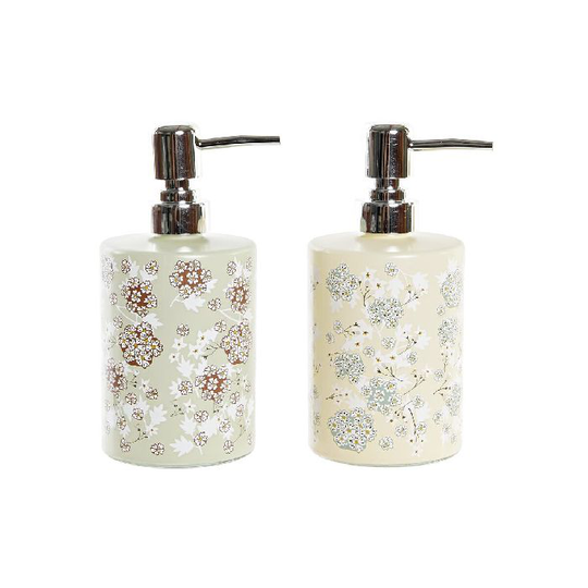 Sæbedispenser DKD Home Decor Krystal ABS 450 ml (10 x 8 x 17 cm) (2 enheder)