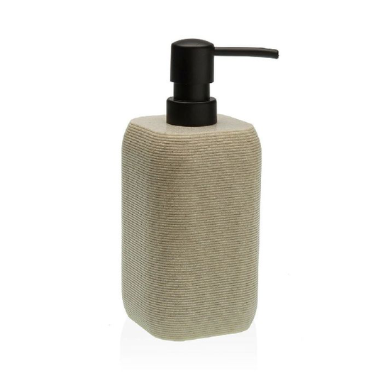 Sæbedispenser Versa Joey Beige Plastik Harpiks (8 x 19,4 x 8 cm)