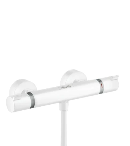 Hansgrohe Ecostat Comfort brusebatteri, mat hvid