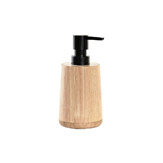 Sæbedispenser DKD Home Decor Gummitræ ABS (8 x 8 x 16,5 cm)