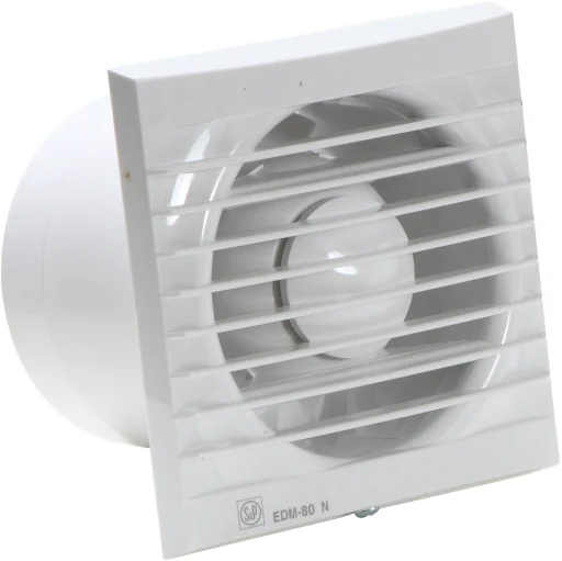 Thermex EDM 80 badeværelsesventilator med timer, 230V, hvid