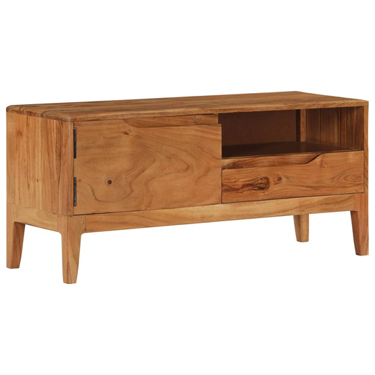 vidaXL tv-skab massivt akacietræ 88 x 30 x 40 cm