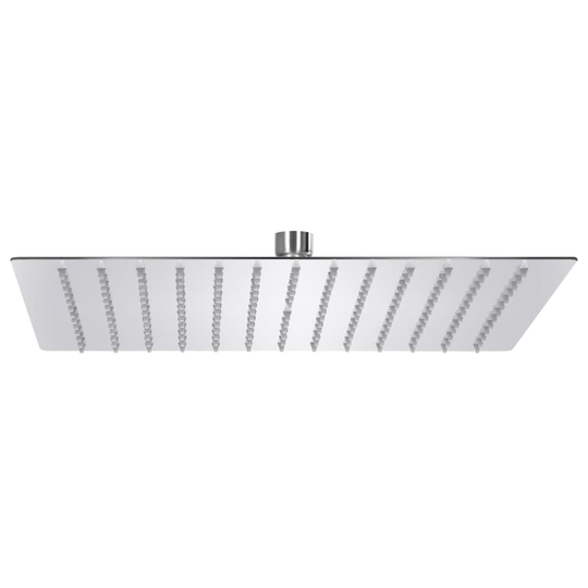 vidaXL regnbrusehoved 30x30 cm firkantet rustfrit stål 304
