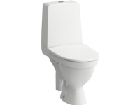Laufen Kompas skruemonteret toilet med åben S-lås og åben skyllekant