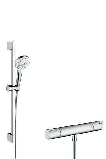 Hansgrohe Crometta Vario brusesæt, krom/hvid