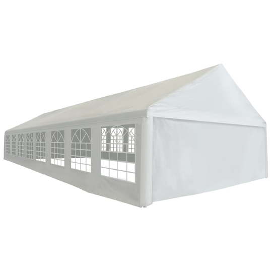 vidaXL festtelt PE 6x16 m hvid