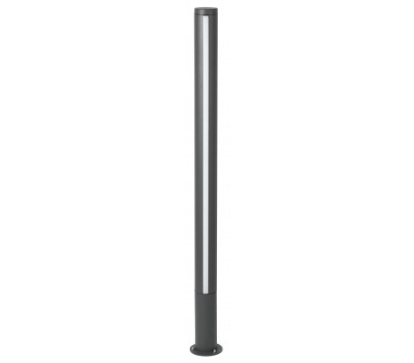 Grop havelampe H125 cm 1 x SMD LED 18W - Mørkegrå