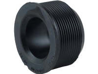PURUS Gumminippel Ø50/32 mm sort EPDM gummi type-godkendt