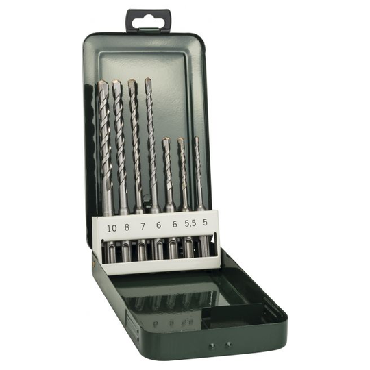 Bosch Borsæt SDS-plus Ø5-12mm 7stk - 2609255544