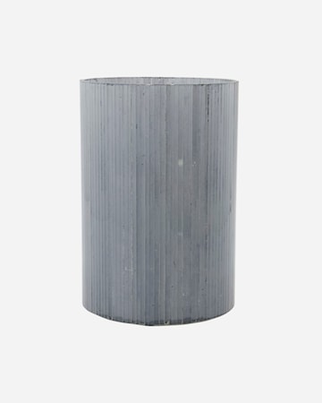 Mirr Fyrfadsstage 19 cm Frostgrå
