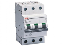 AEG Automatsikringer C 13A, 3 polet C-karakteristik 10kA kortslutningsbrydeevne 230/400V AC, 54mm bred