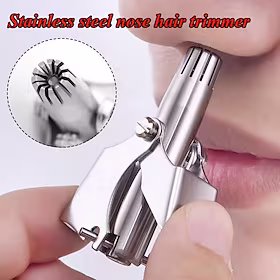 næse trimmer til mænd rustfrit stål manuel trimmer til næse vibrissa barbermaskine barbermaskine vaskbar bærbar næse øre hår trimmer