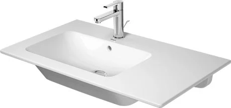 Duravit ME by Starck håndvask, hanehul, 83x49 cm, mat hvid