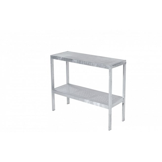Plus Cubic Plantebord 40x110 cm galvaniseret stål 17943-1