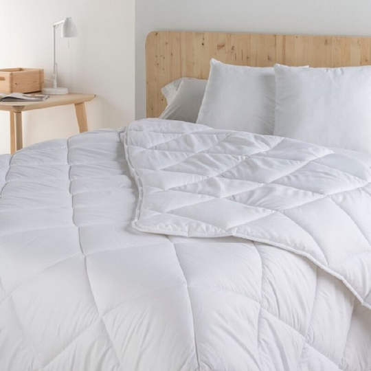 Dyne Naturals Hvid Enkeltseng (150 x 220 cm)