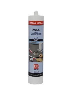 Dana Lim Tagtæt 543 lim- og fugemasse, Sort, 300 ml
