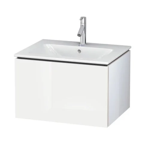 Duravit L-Cube Møbelsæt m/Skuffe 63x49 cm, Hvid højglans