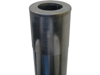 2 ½ faldrørsinddækning uden flange. Udvendig diameter 90 mm.