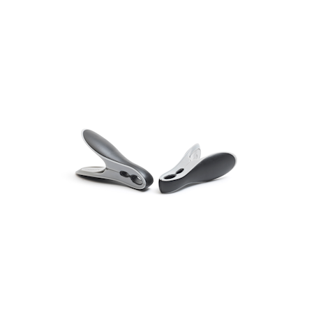 Tøjklemmer 8-pak “Smart Pegs”, Sort/Grå