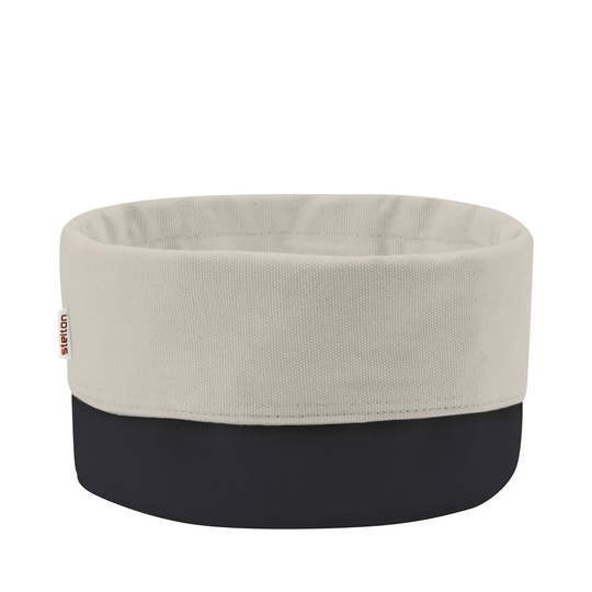 STELTON Brødpose stor sort/sand