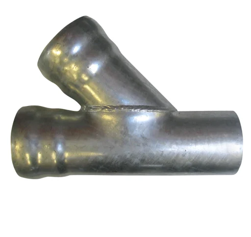 100 x 50 mm x 45° Grenrør afløb stål GM-X