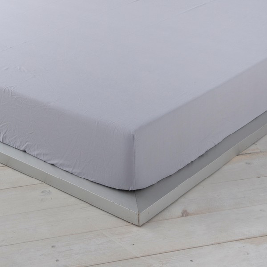 Monteret bundark Naturals Grå UK dobbeltseng (135 x 200 cm)