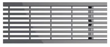 Aco Self Euroline/Hexaline slidsrist 100 cm - rustfri