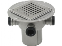 Blücher 110 mm afløbsskål til smøremembran, med studs, lodret