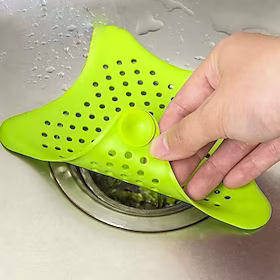 hårfilter stjerne badeværelse afløb hårfanger badeprop prop vask sink filter filter afløbspropp bruser badekar gulv vandstop gummi køkken