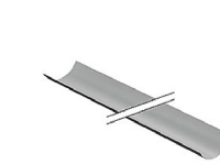 Geberit støtterende 56-3000mm - galv.-sortl. 363.850.001