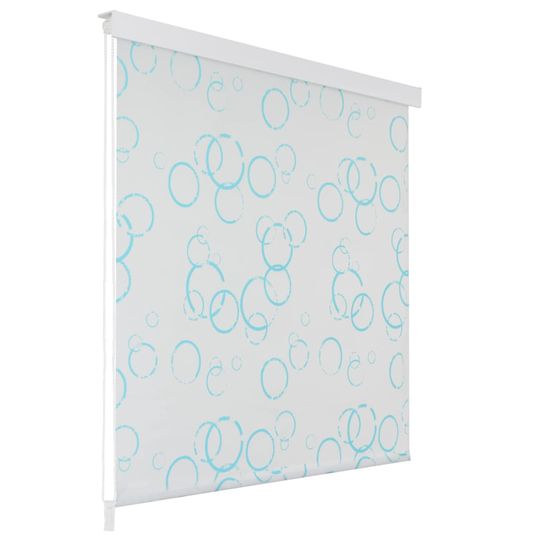 vidaXL rullegardin til brusekabine 160 x 240 cm boble-print