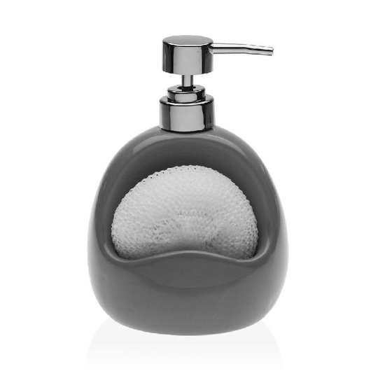 Sæbedispenser Versa Grå Svamp Keramik (16,5 x 16 x 10,5 cm) (10,5 x 16,5 x 16 cm)