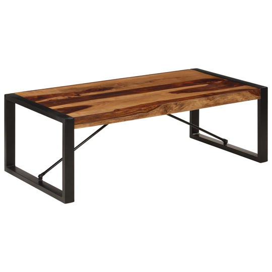 vidaXL sofabord 120 x 60 x 40 cm massivt sheeshamtræ