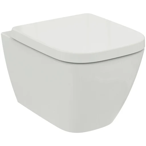 Ideal Standard I.Life S væghængt toilet inkl. sæde, rimless+, hvid