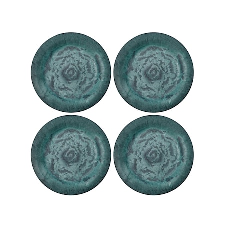 Tallerken Serveur Grøn 24,5 cm 4-pak
