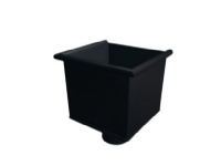 PREFA opsaml.kas.80 mm sort - RAL 9005 pp99 polyester (glat)