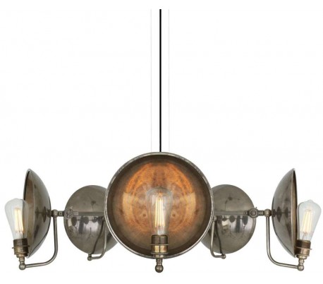 Cullen lysekrone Ø81 - 88 cm 5 x E27 - Antik sølv